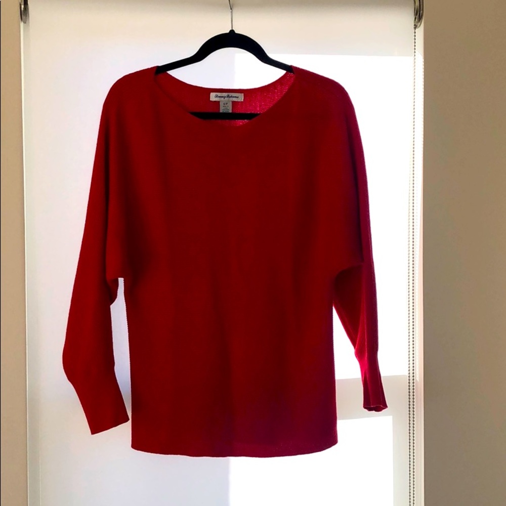 Red Tommy Bahama sweater